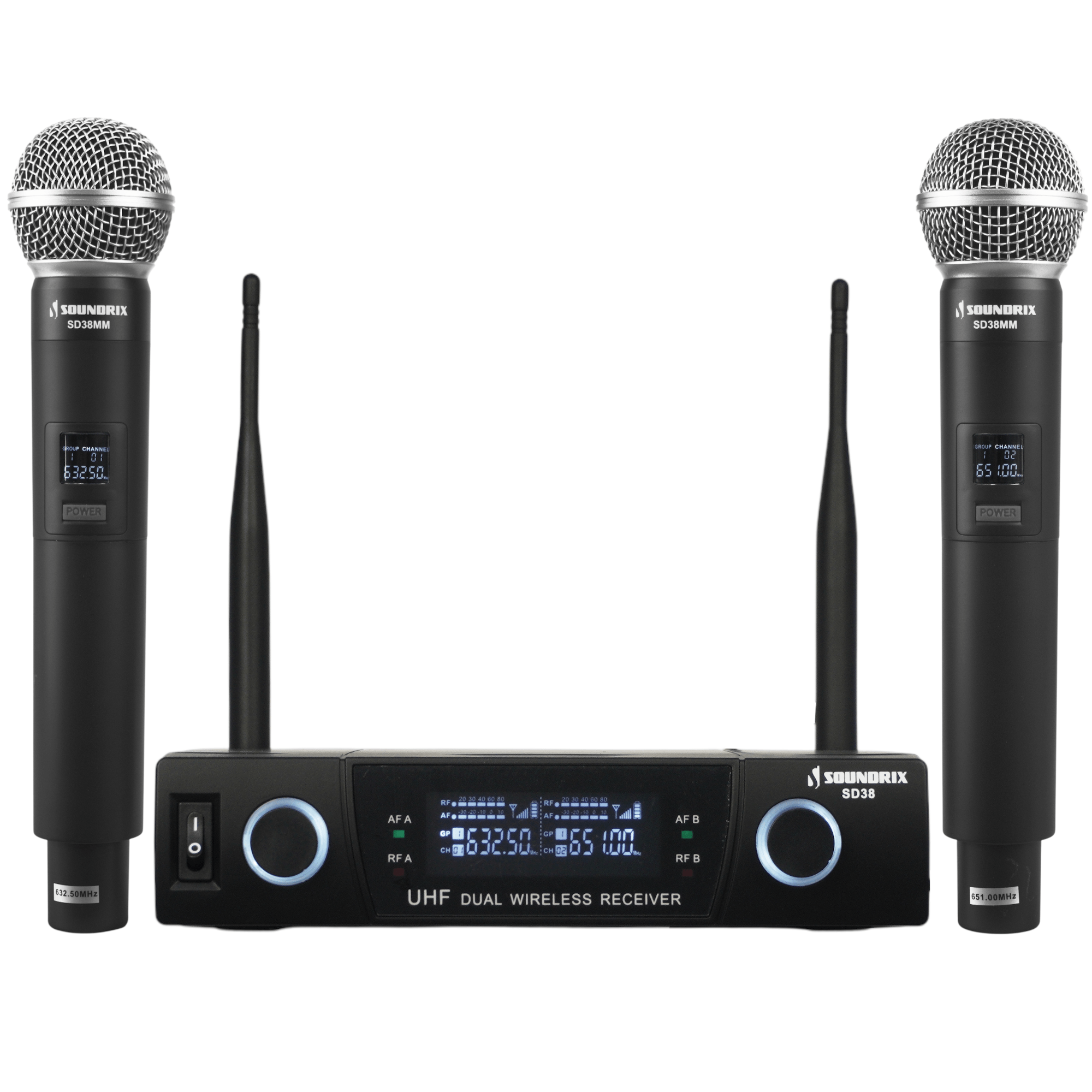 Microfone Sem Fio Duplo de Mão ULM-302MIC - Behringer | FastStore PDP